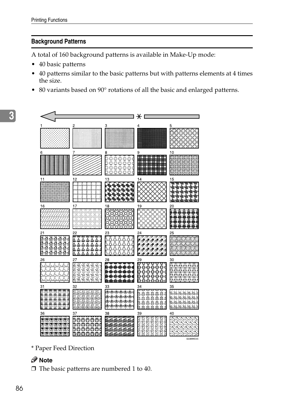 Background patterns | Ricoh LDD280 User Manual | Page 98 / 204