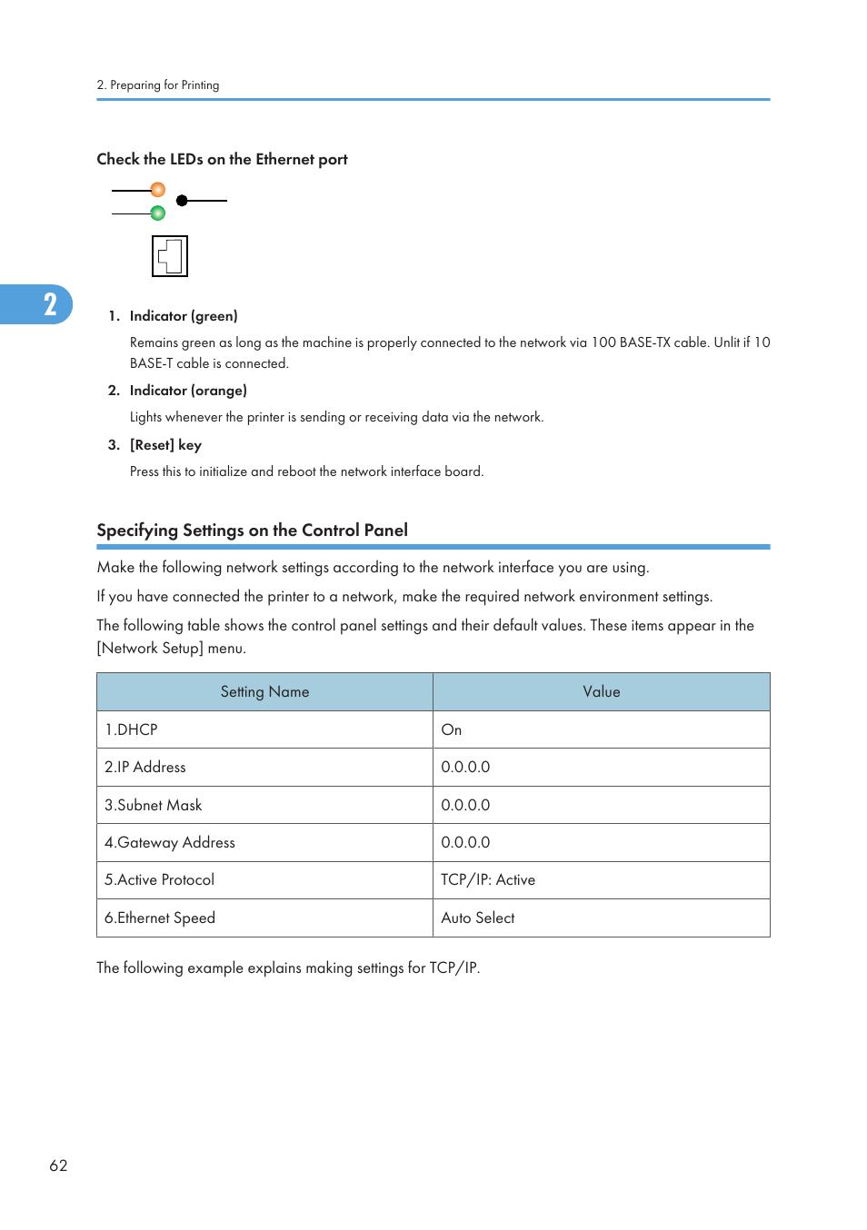 Specifying settings on the control panel | Ricoh Aficio GX7000 User Manual | Page 64 / 272
