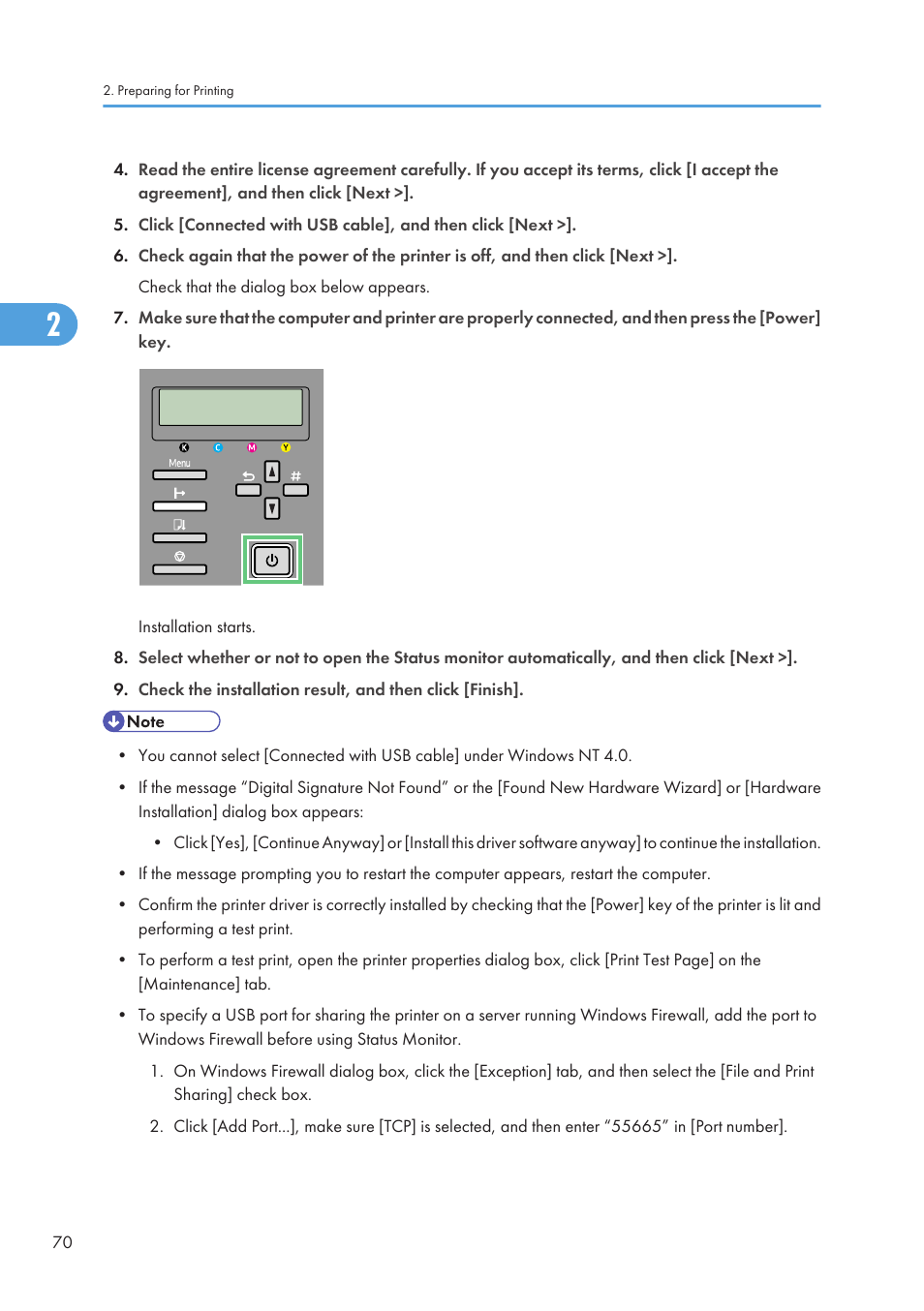 Ricoh Aficio GX7000 User Manual | Page 72 / 272