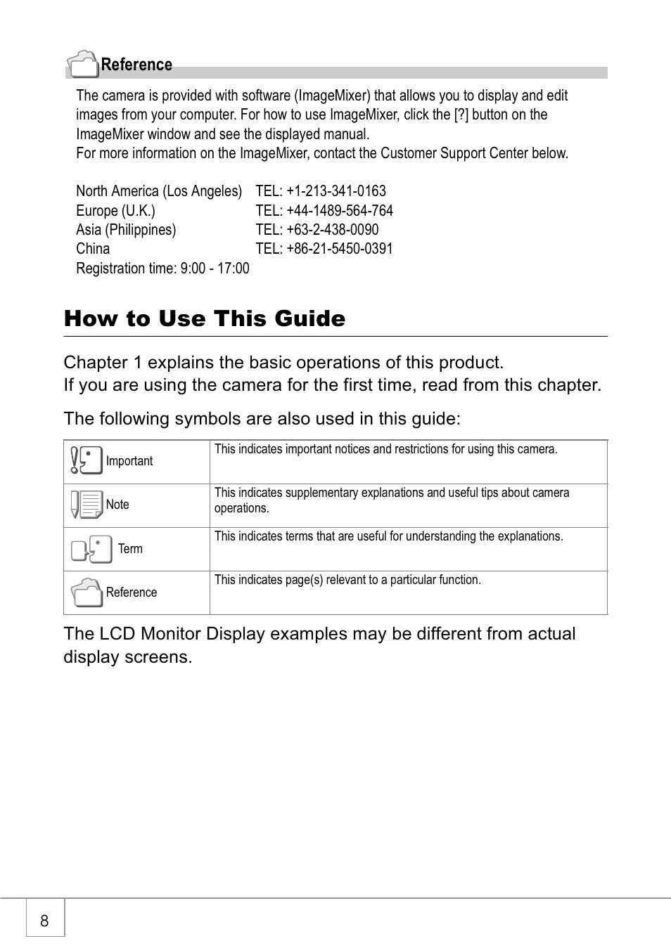 How to use this guide | Ricoh Caplio GX8 User Manual | Page 11 / 180