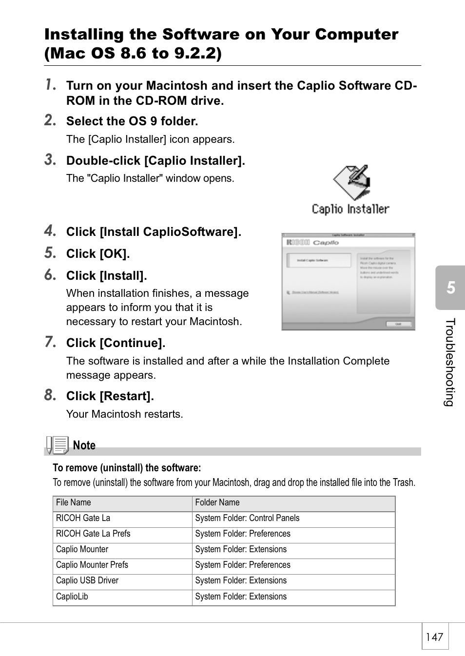 Ricoh Caplio GX8 User Manual | Page 150 / 180