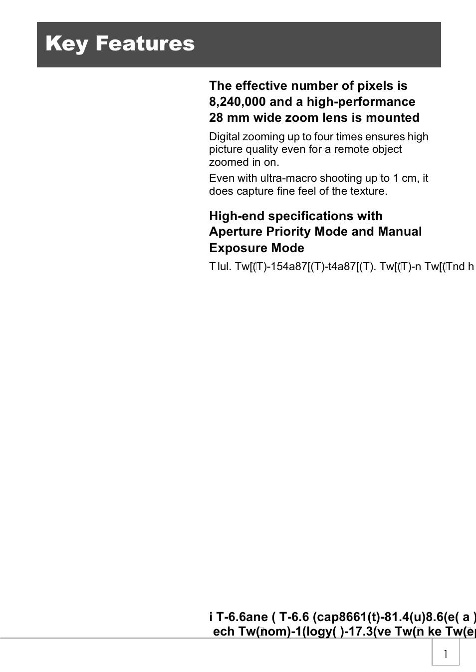 Key features | Ricoh Caplio GX8 User Manual | Page 4 / 180