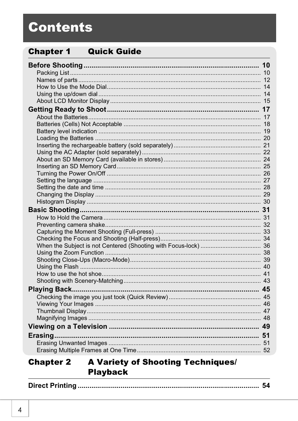 Ricoh Caplio GX8 User Manual | Page 7 / 180