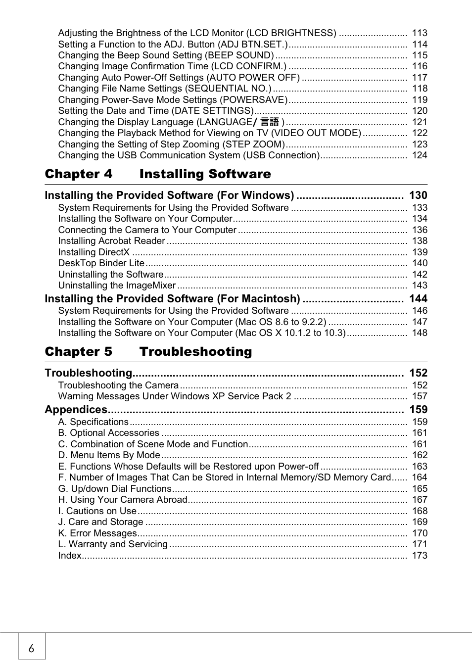 Ricoh Caplio GX8 User Manual | Page 9 / 180