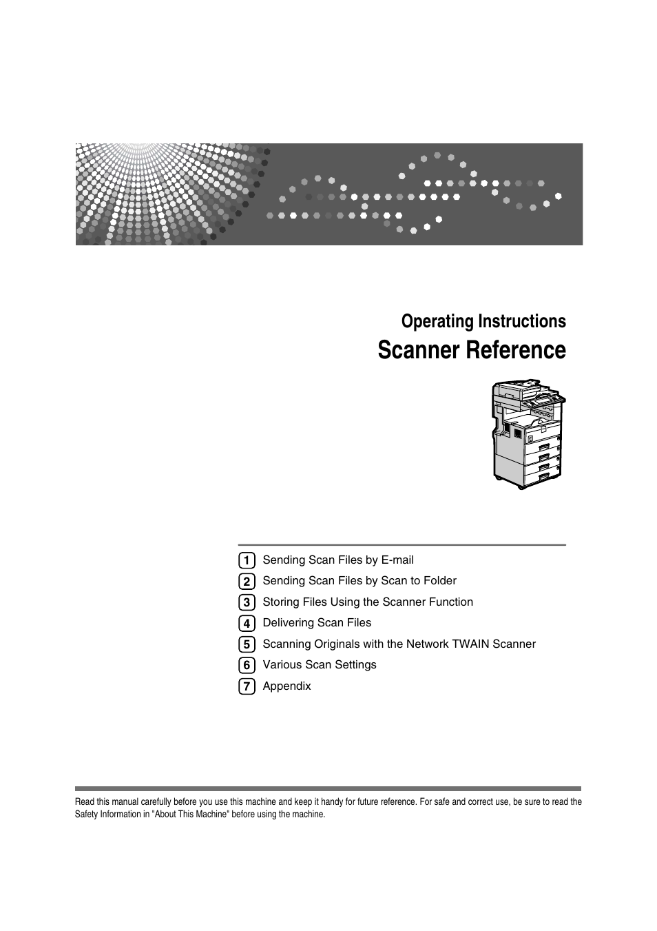 Ricoh Aficio MP 1100 User Manual | 158 pages
