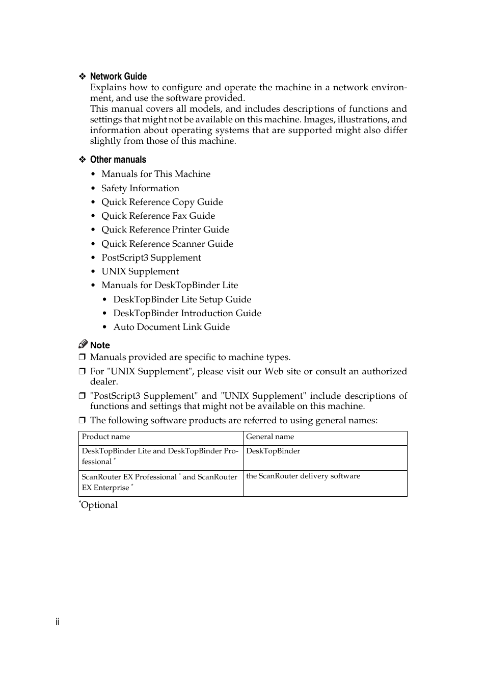 Ricoh Aficio MP 1100 User Manual | Page 4 / 158