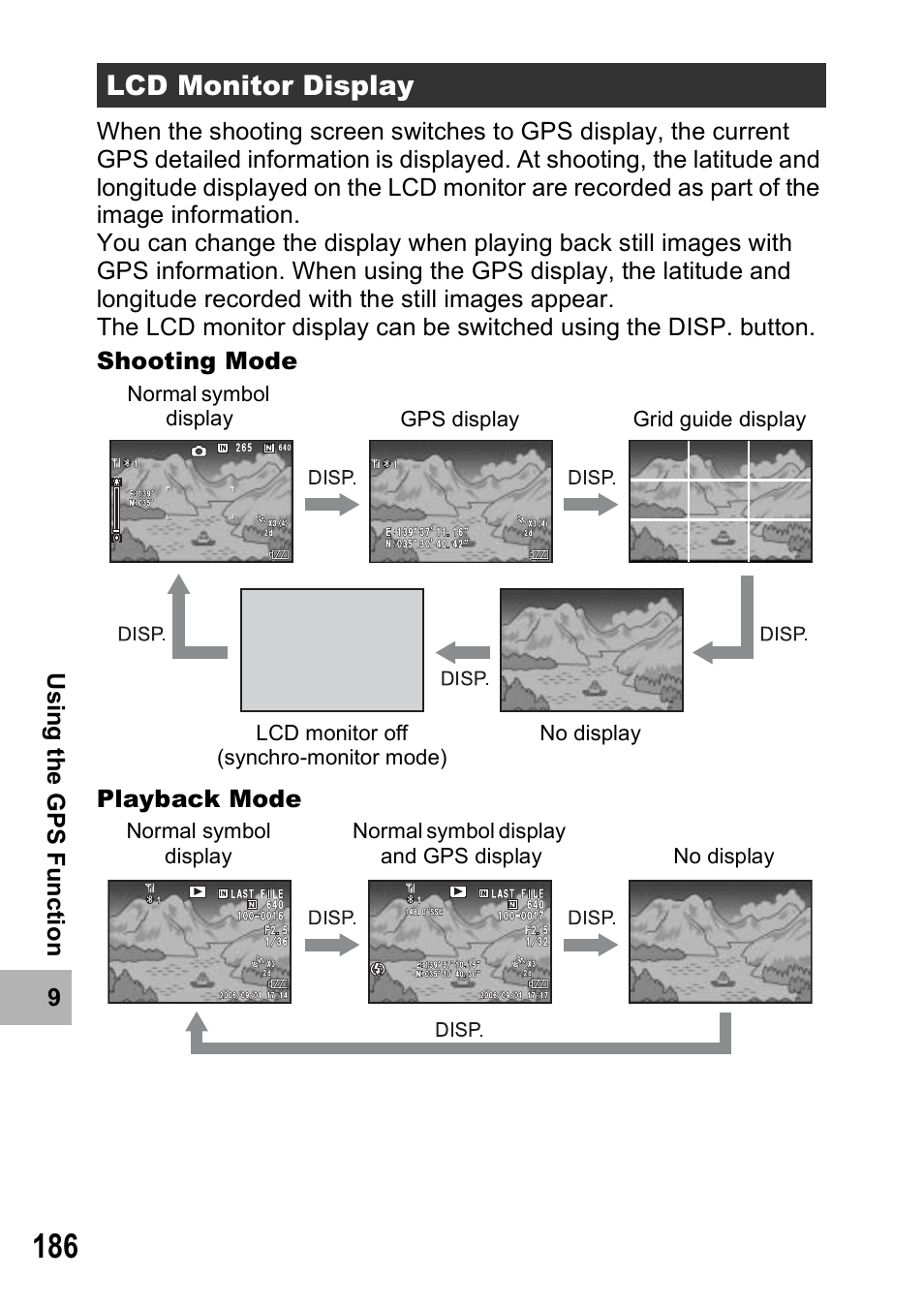 Lcd monitor display | Ricoh 500SE User Manual | Page 189 / 256