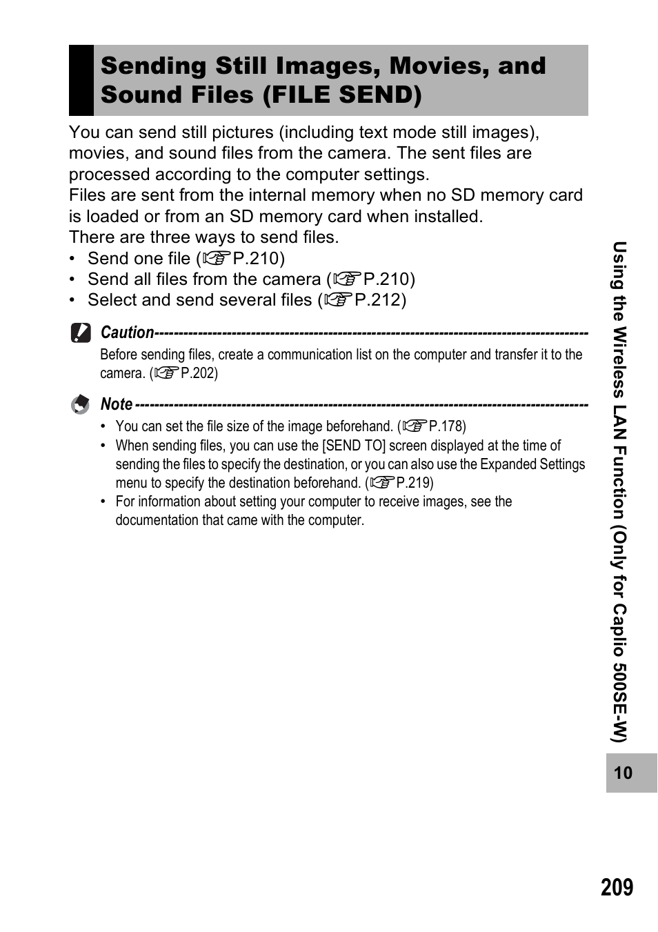 Ricoh 500SE User Manual | Page 212 / 256