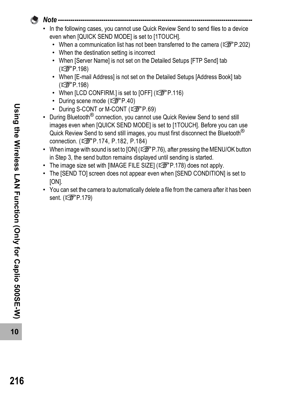 Ricoh 500SE User Manual | Page 219 / 256