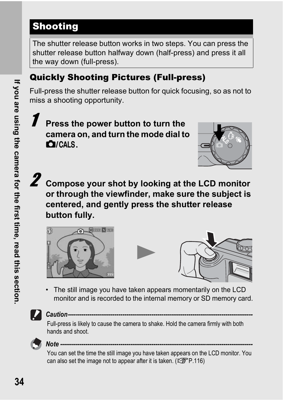 Shooting | Ricoh 500SE User Manual | Page 37 / 256