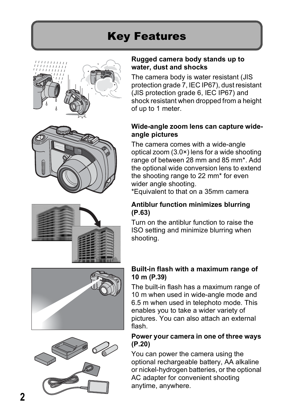 Key features | Ricoh 500SE User Manual | Page 5 / 256