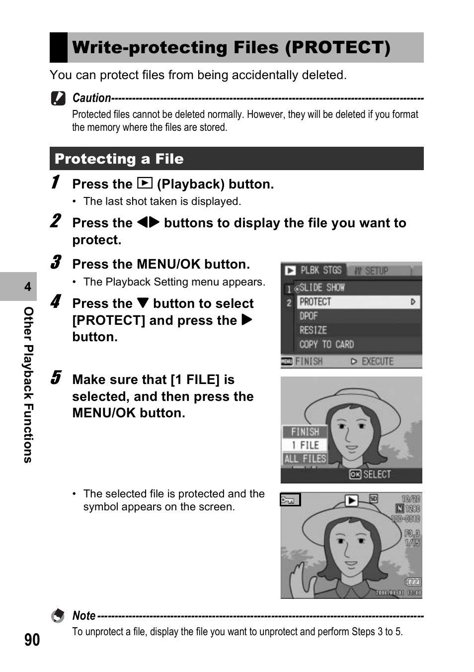 Write-protecting files (protect) | Ricoh 500SE User Manual | Page 93 / 256