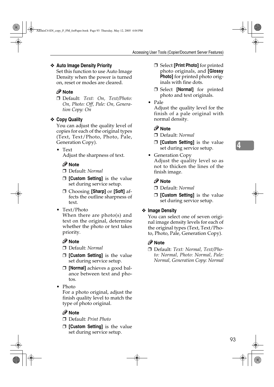 Ricoh Aficio 3045AD User Manual | Page 103 / 136