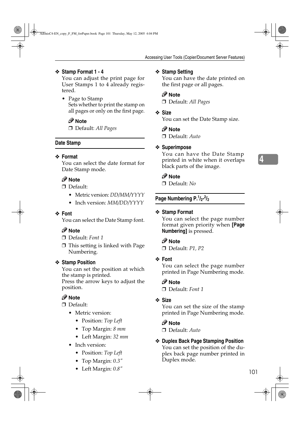 Ricoh Aficio 3045AD User Manual | Page 111 / 136