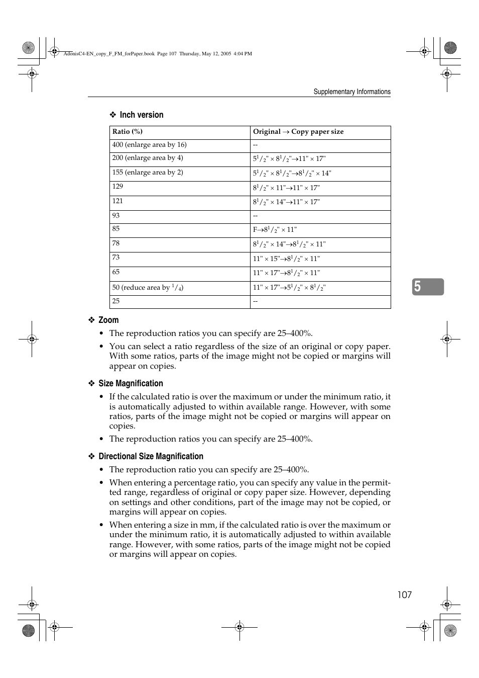 Ricoh Aficio 3045AD User Manual | Page 117 / 136