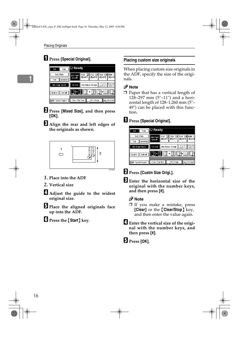 Ricoh Aficio 3045AD User Manual | Page 26 / 136