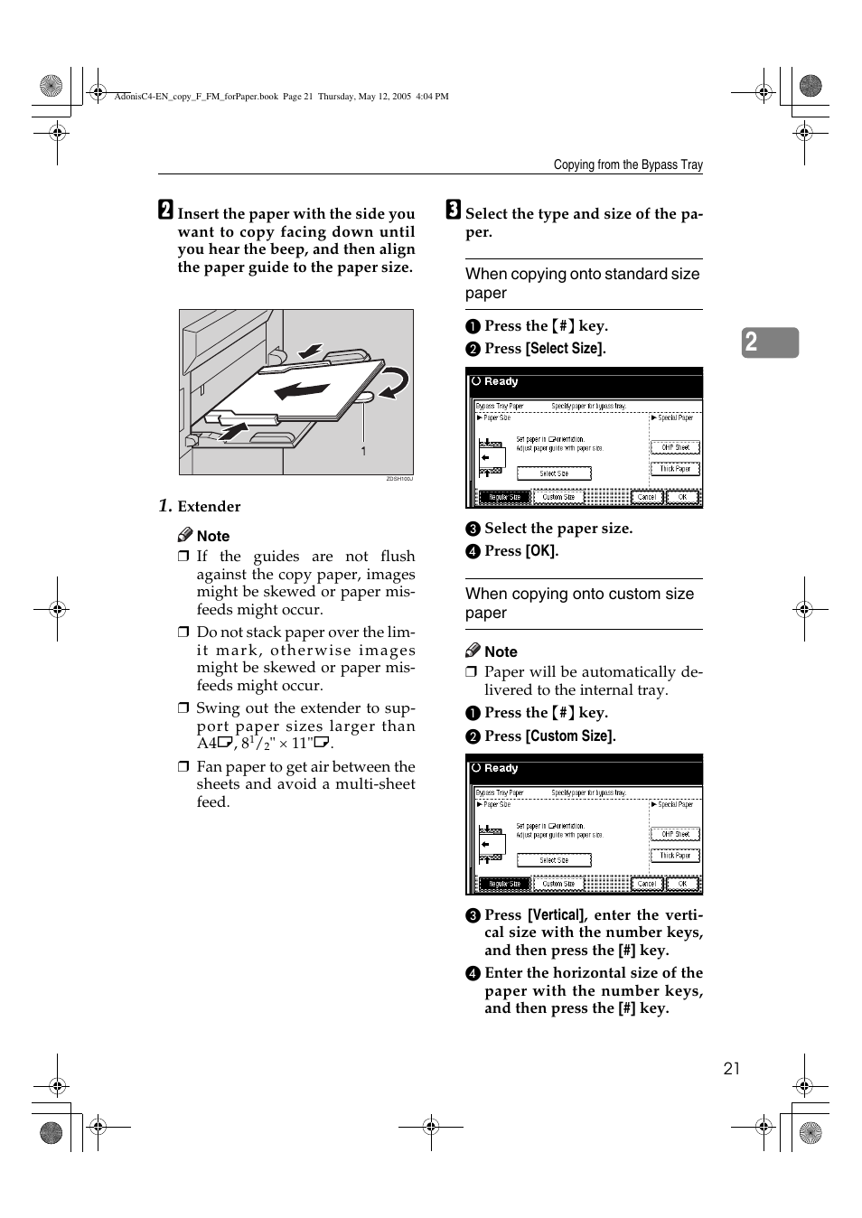 Ricoh Aficio 3045AD User Manual | Page 31 / 136