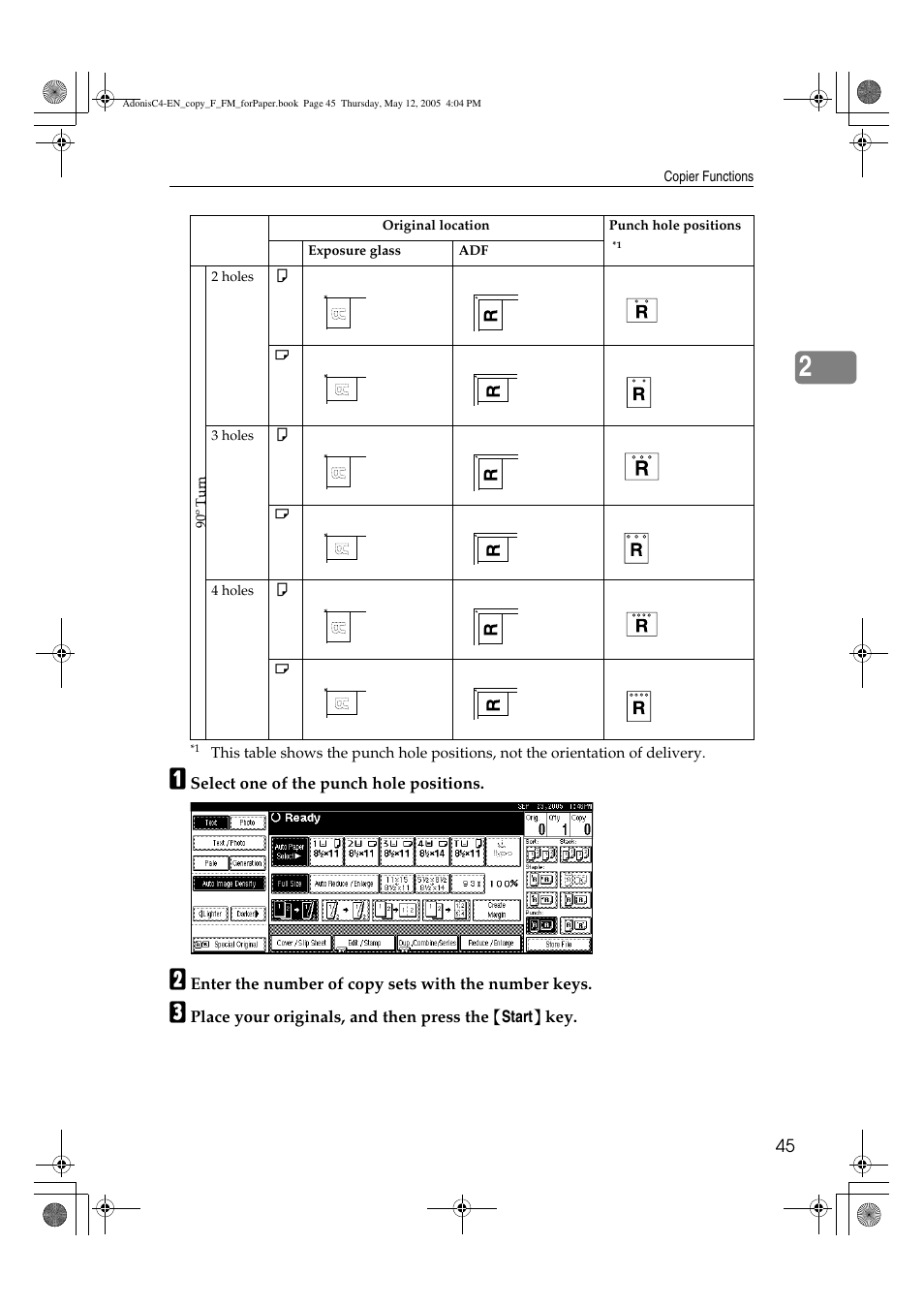 Ricoh Aficio 3045AD User Manual | Page 55 / 136