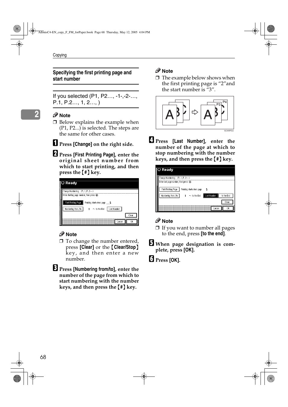 Ricoh Aficio 3045AD User Manual | Page 78 / 136