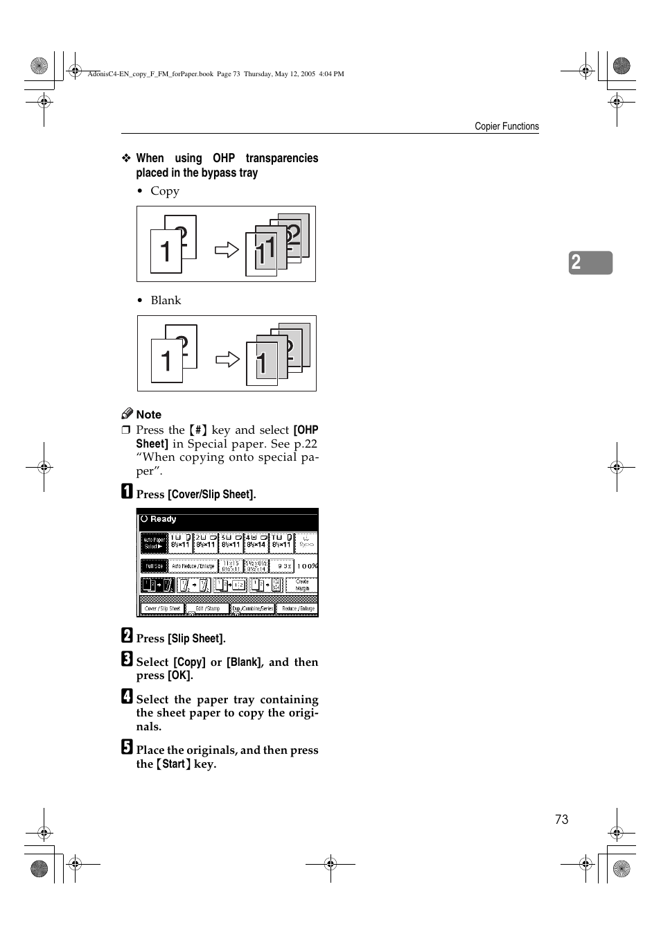Ricoh Aficio 3045AD User Manual | Page 83 / 136