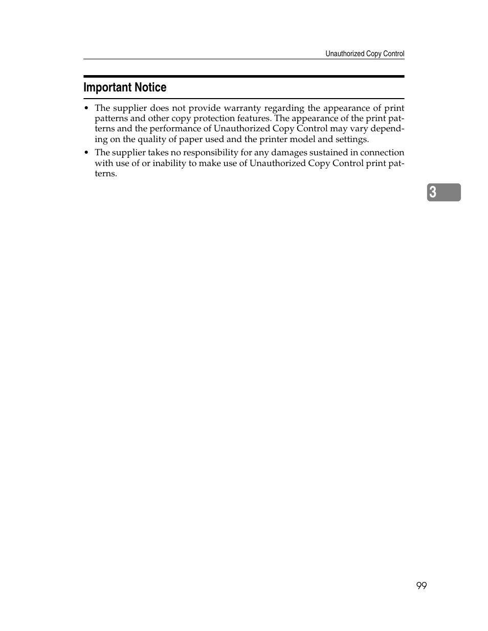 Important notice | Ricoh 220-240 V User Manual | Page 109 / 370