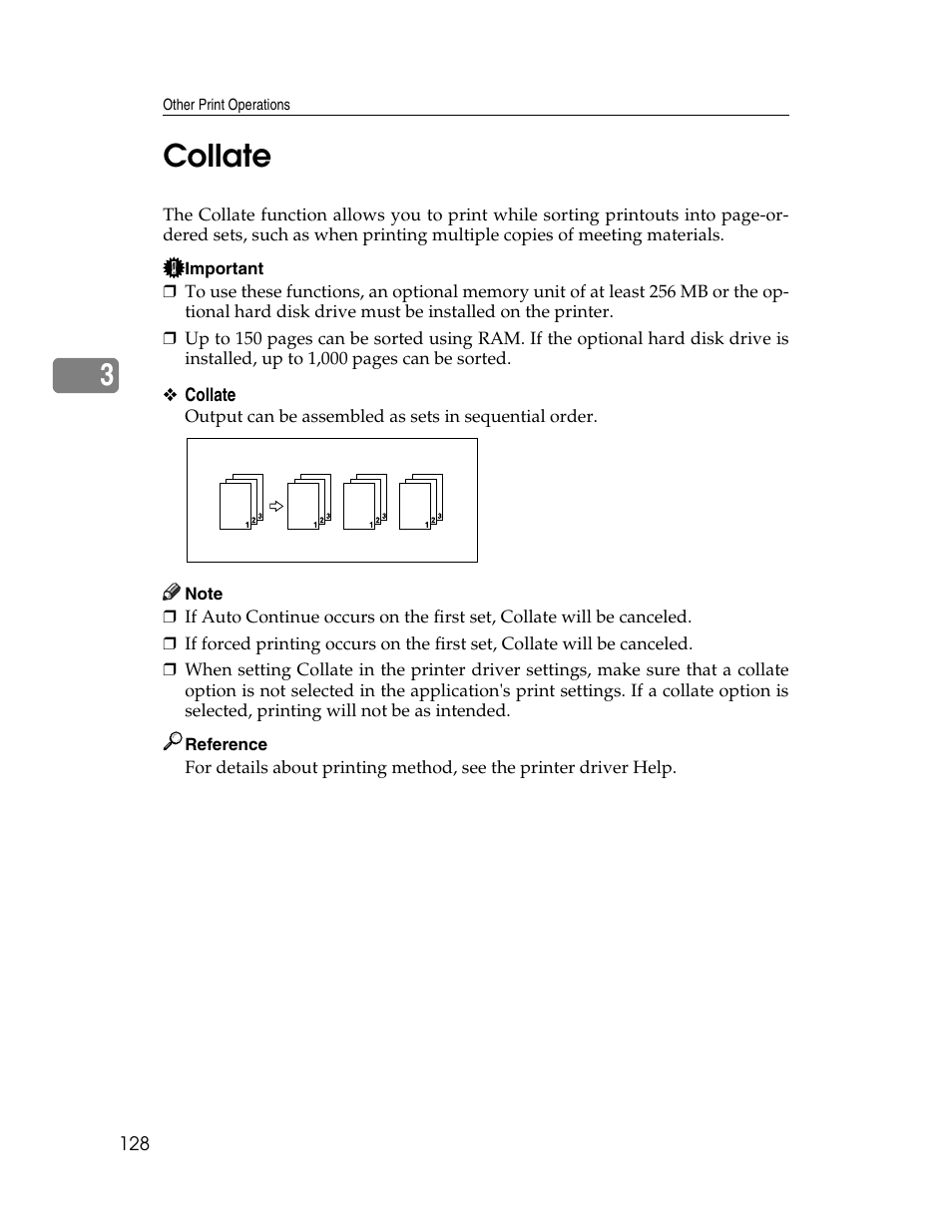 Collate, 3collate | Ricoh 220-240 V User Manual | Page 138 / 370