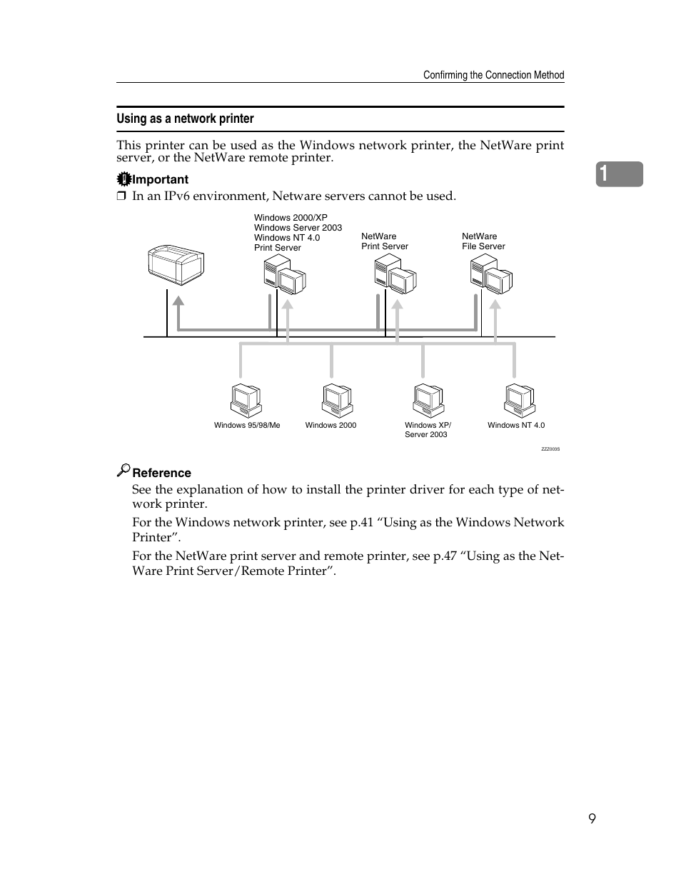 Using as a network printer | Ricoh 220-240 V User Manual | Page 19 / 370