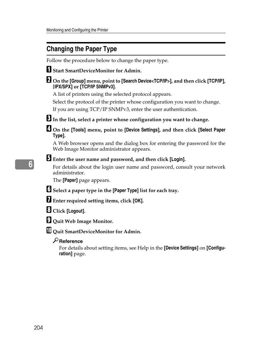 Changing the paper type | Ricoh 220-240 V User Manual | Page 214 / 370