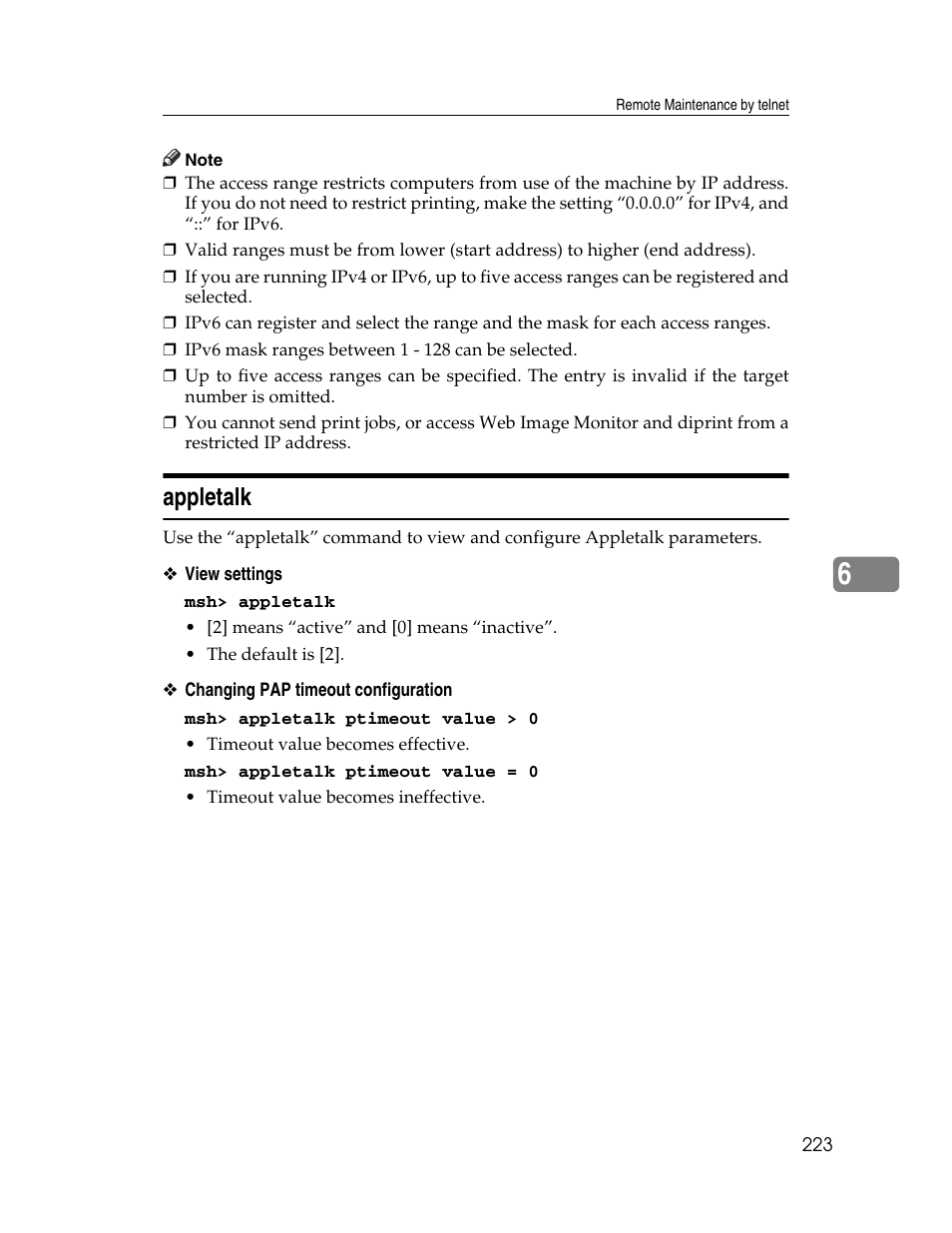 Appletalk | Ricoh 220-240 V User Manual | Page 233 / 370