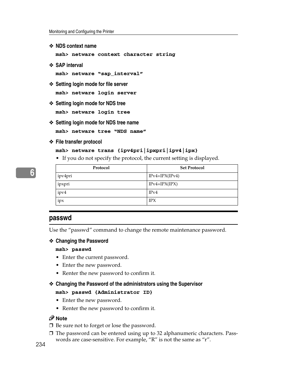 Passwd | Ricoh 220-240 V User Manual | Page 244 / 370