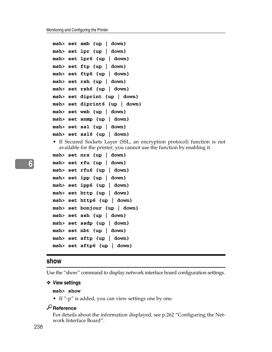 Show | Ricoh 220-240 V User Manual | Page 248 / 370