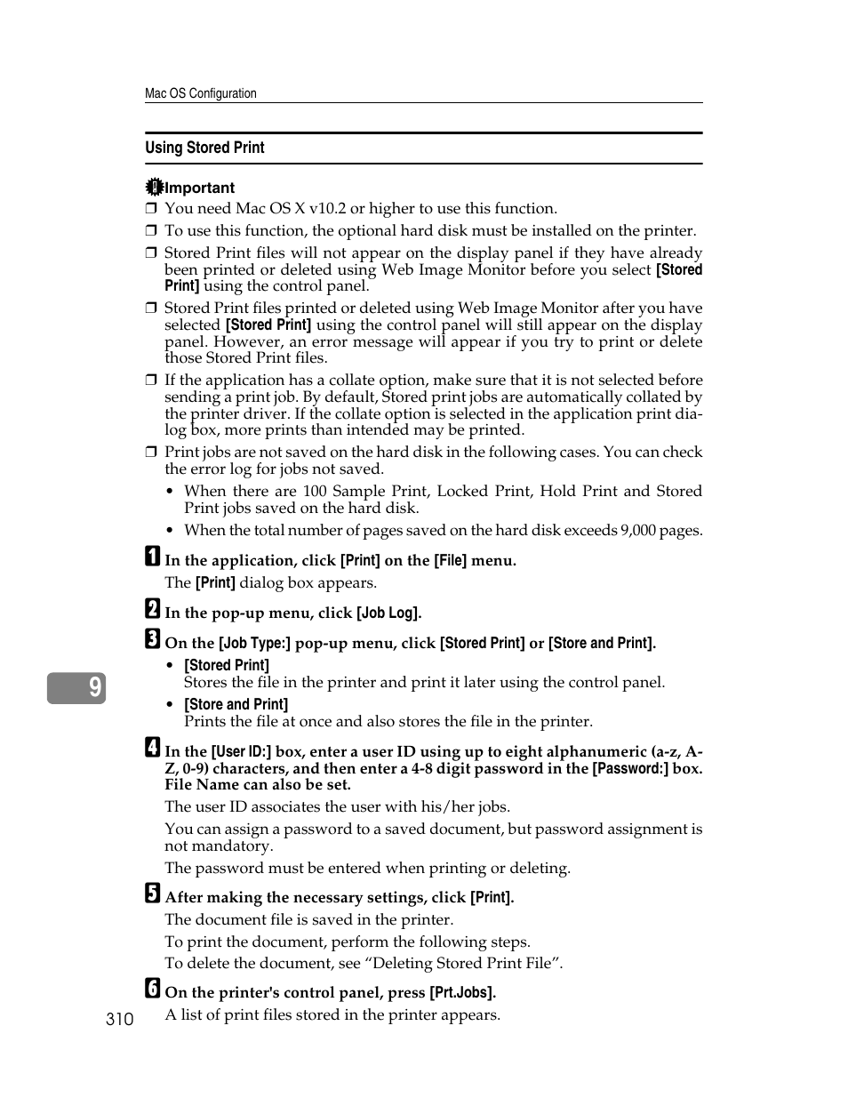 Using stored print | Ricoh 220-240 V User Manual | Page 320 / 370