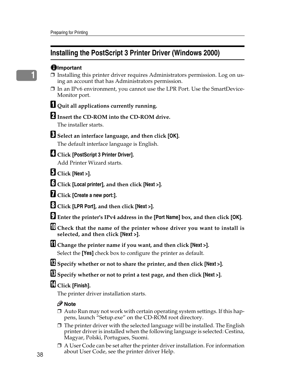 Ricoh 220-240 V User Manual | Page 48 / 370