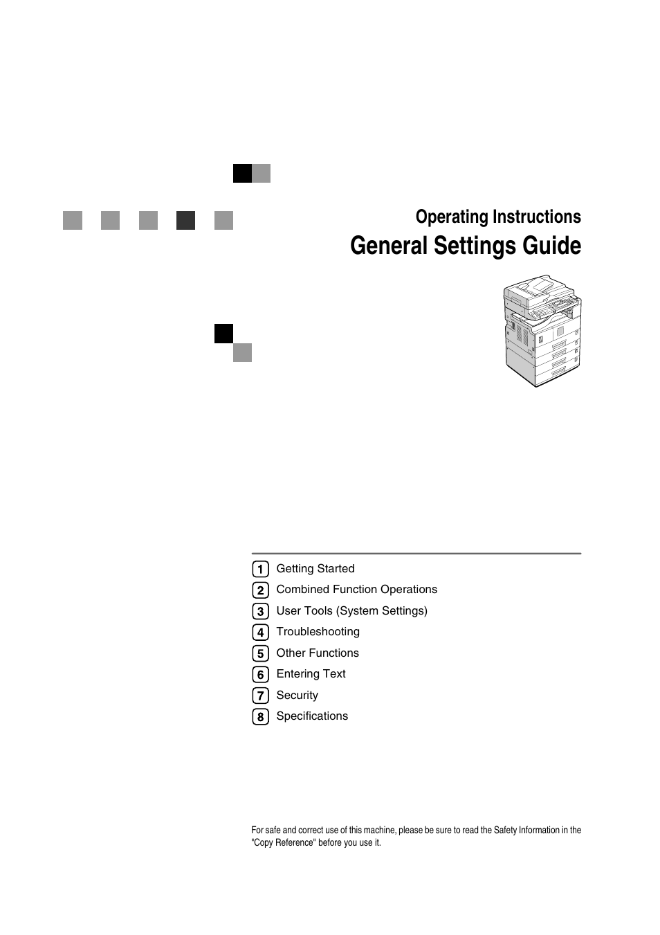 Ricoh Aficio 2018D User Manual | 814 pages