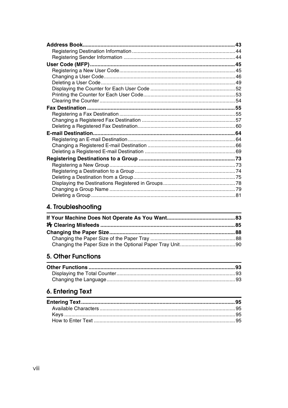 Ricoh Aficio 2018D User Manual | Page 10 / 814