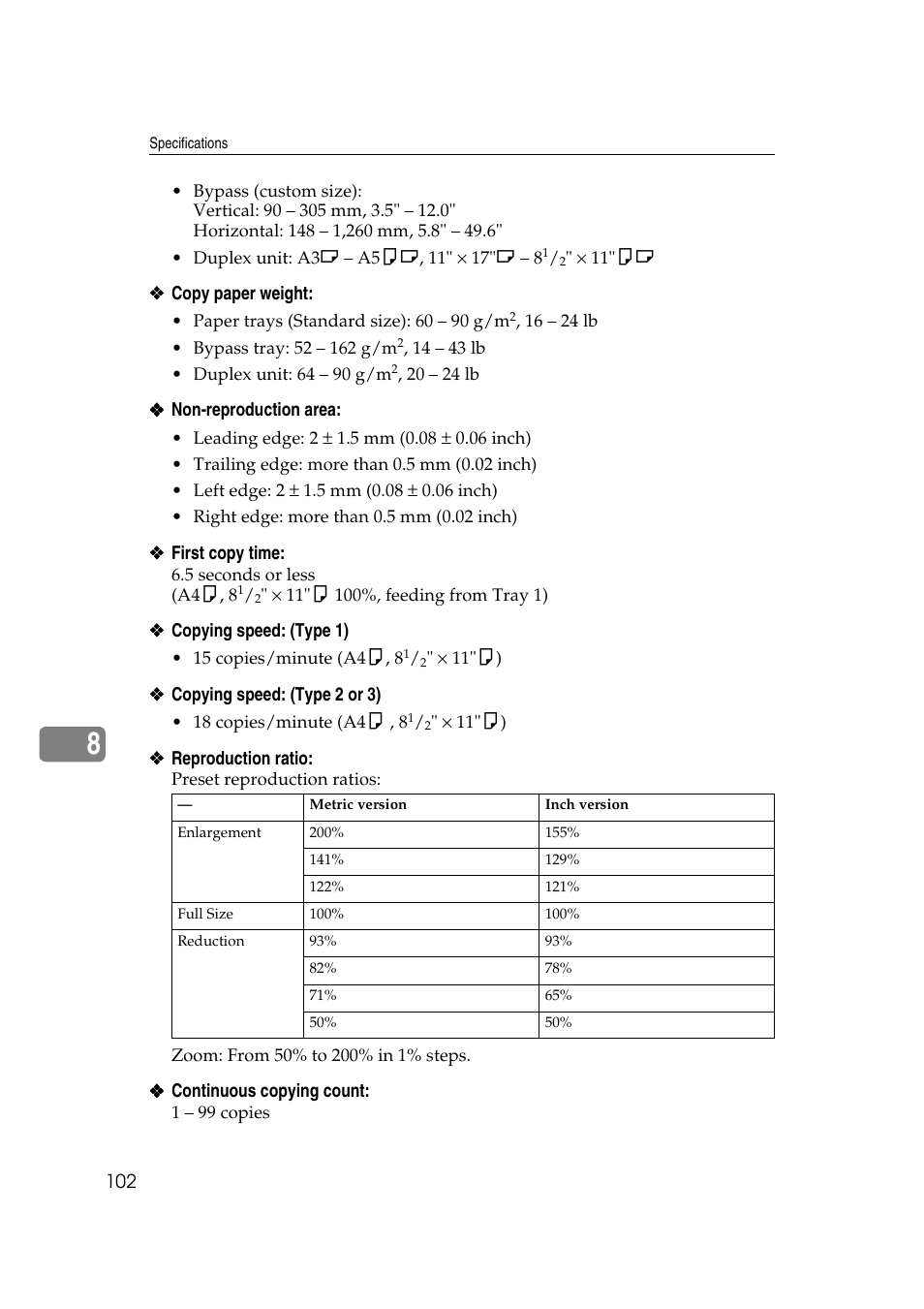 Ricoh Aficio 2018D User Manual | Page 114 / 814