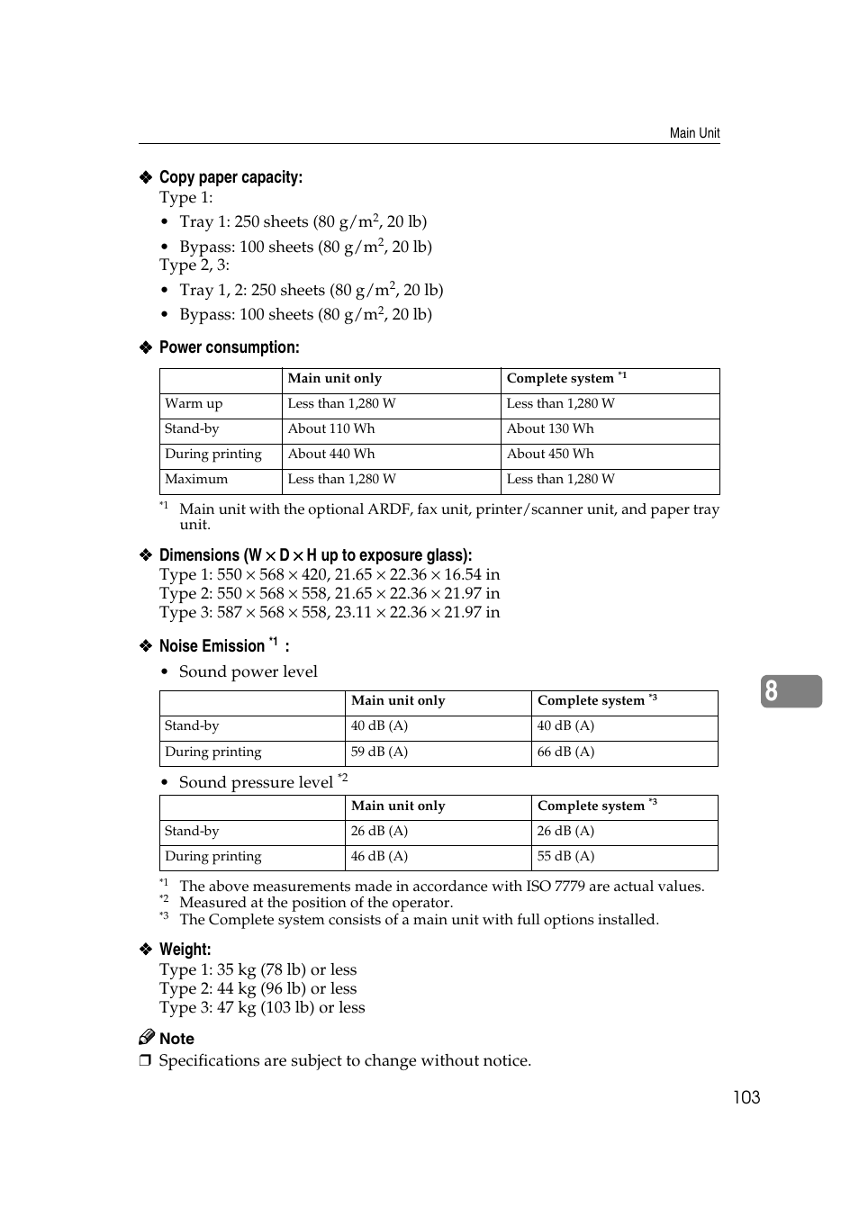 Ricoh Aficio 2018D User Manual | Page 115 / 814