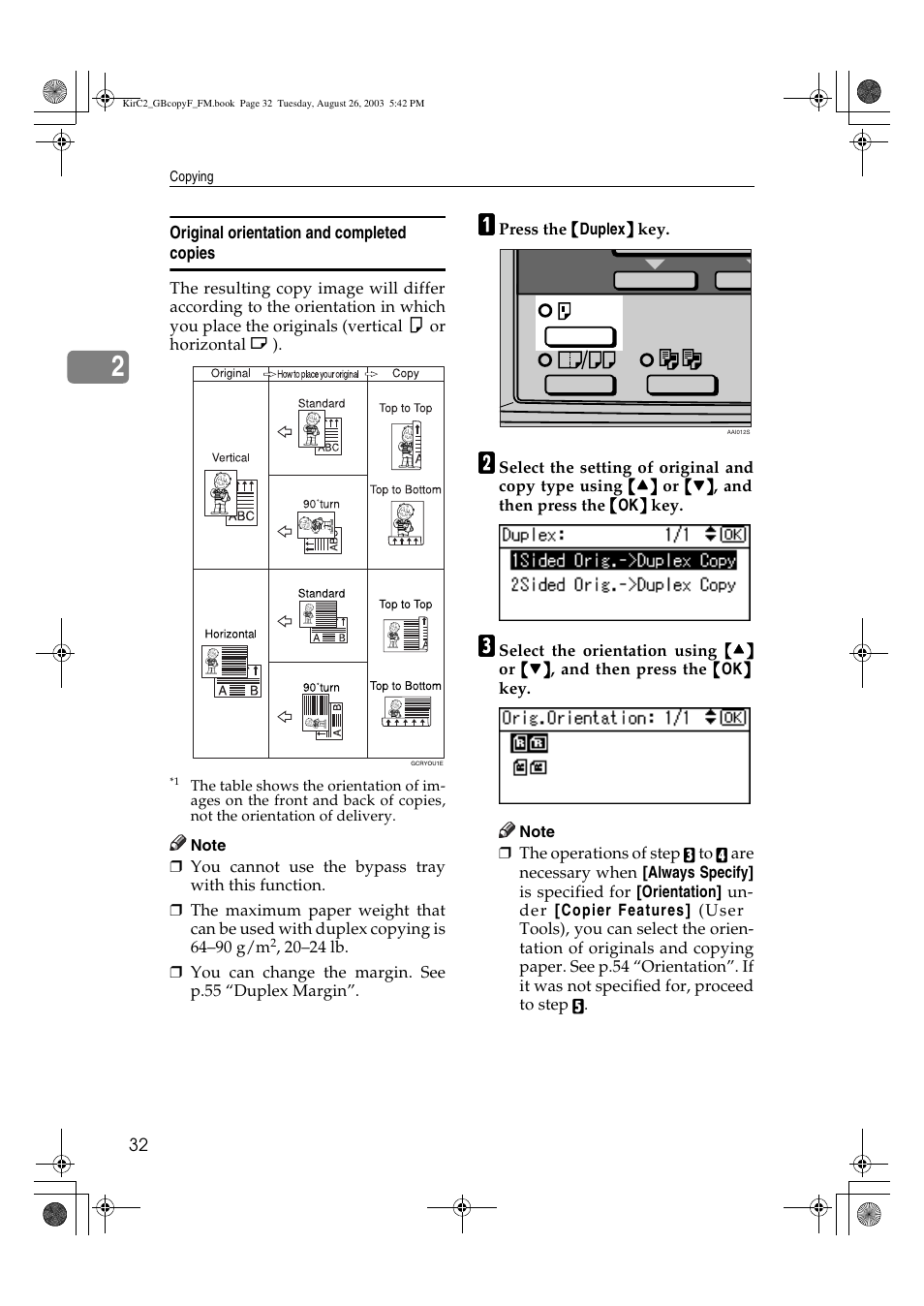 Ricoh Aficio 2018D User Manual | Page 170 / 814