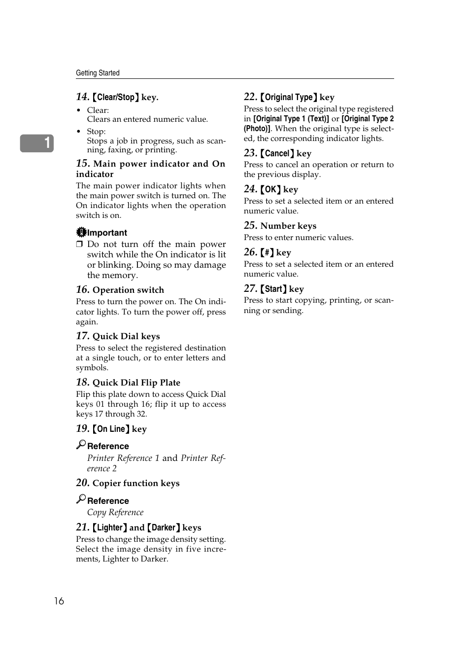 Ricoh Aficio 2018D User Manual | Page 28 / 814