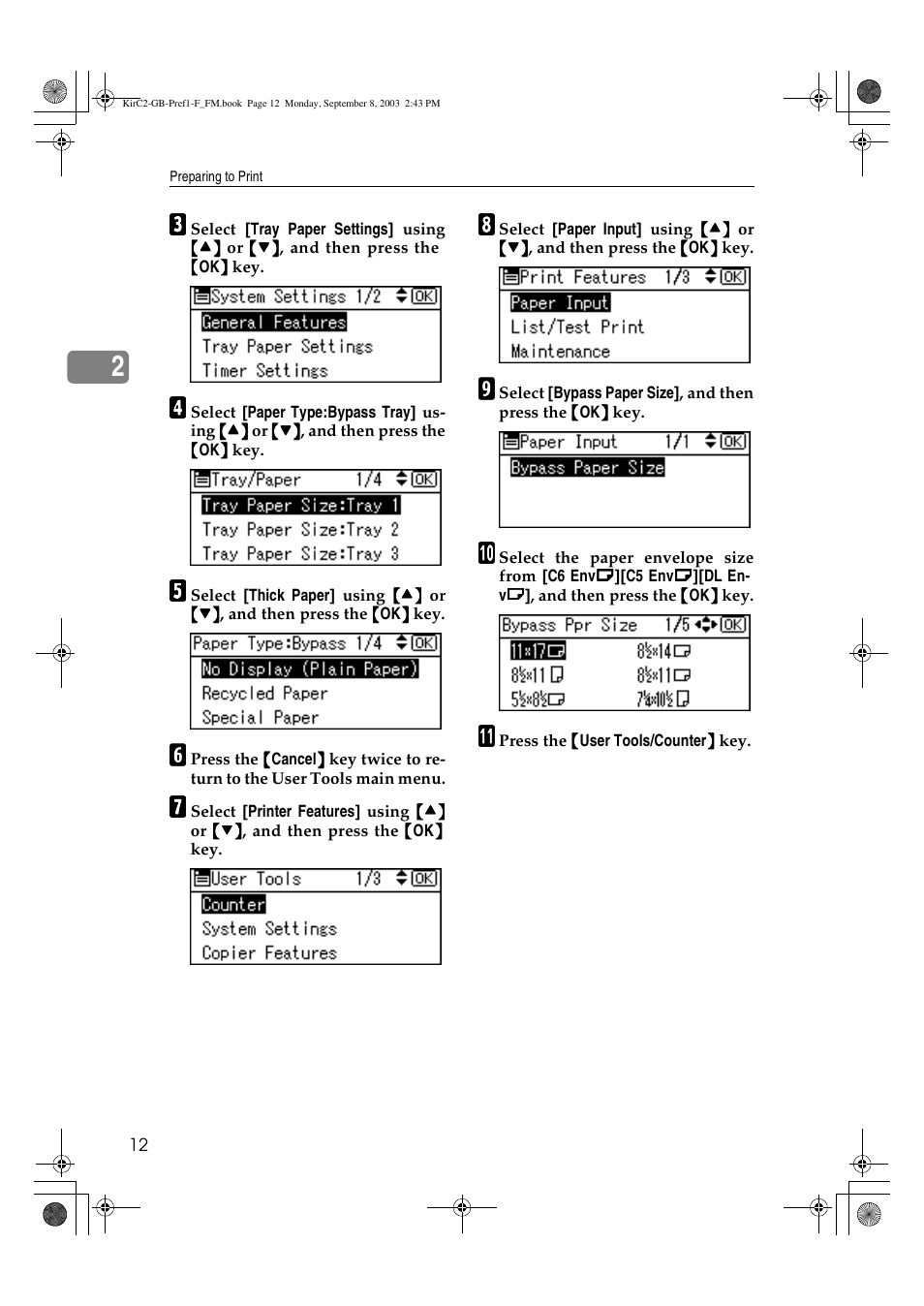 Ricoh Aficio 2018D User Manual | Page 316 / 814