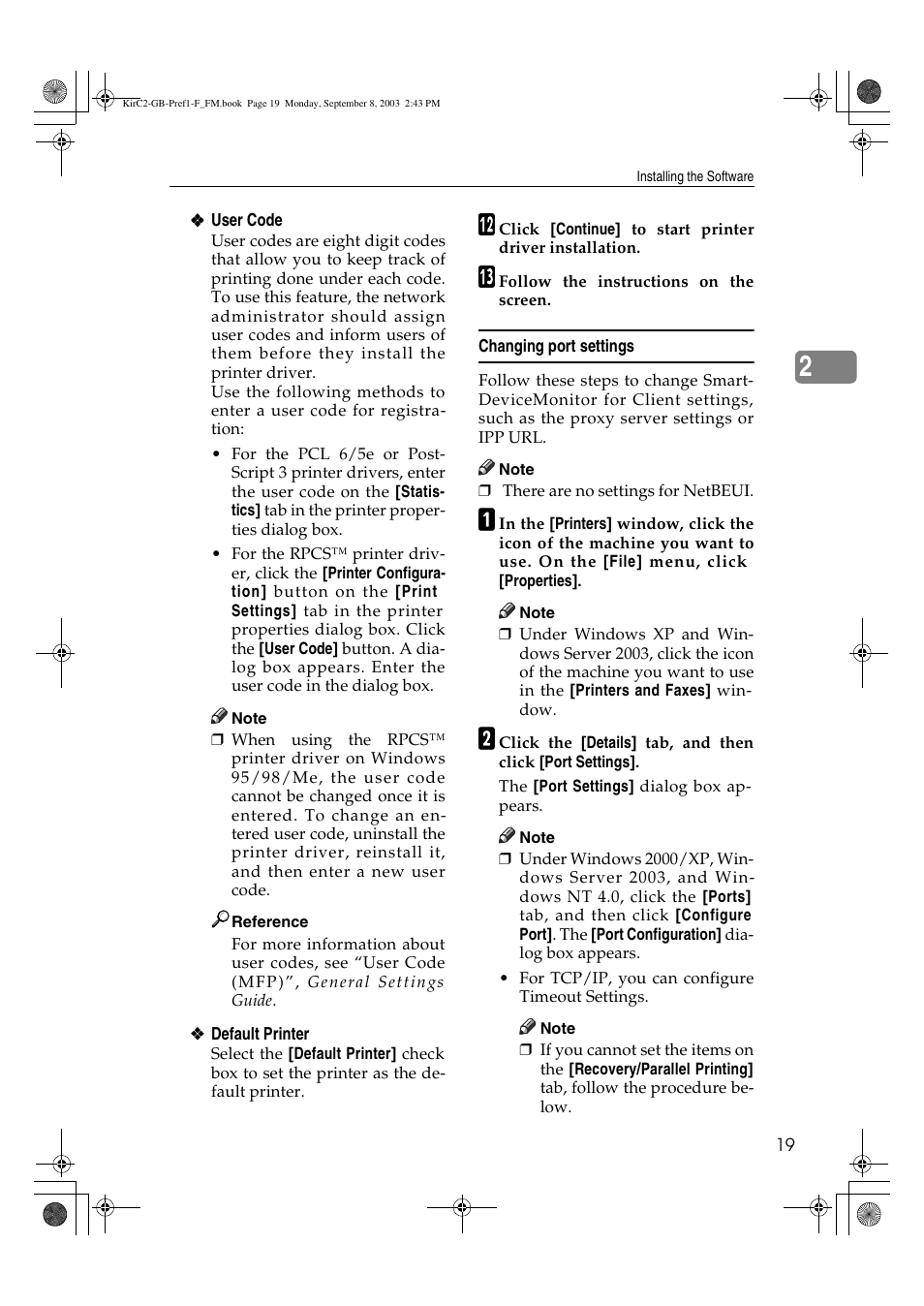 Ricoh Aficio 2018D User Manual | Page 323 / 814