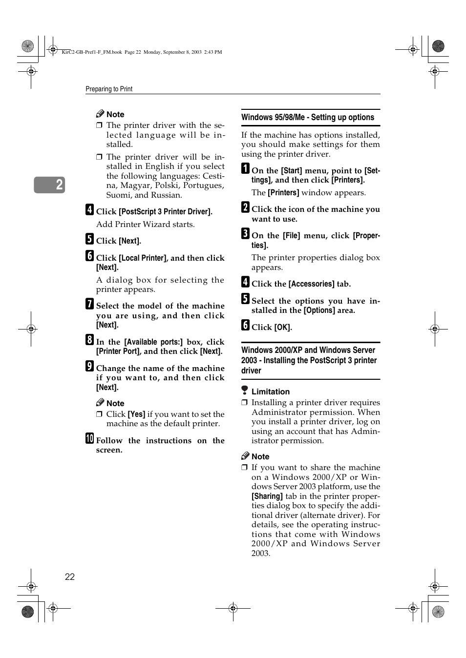 Ricoh Aficio 2018D User Manual | Page 326 / 814