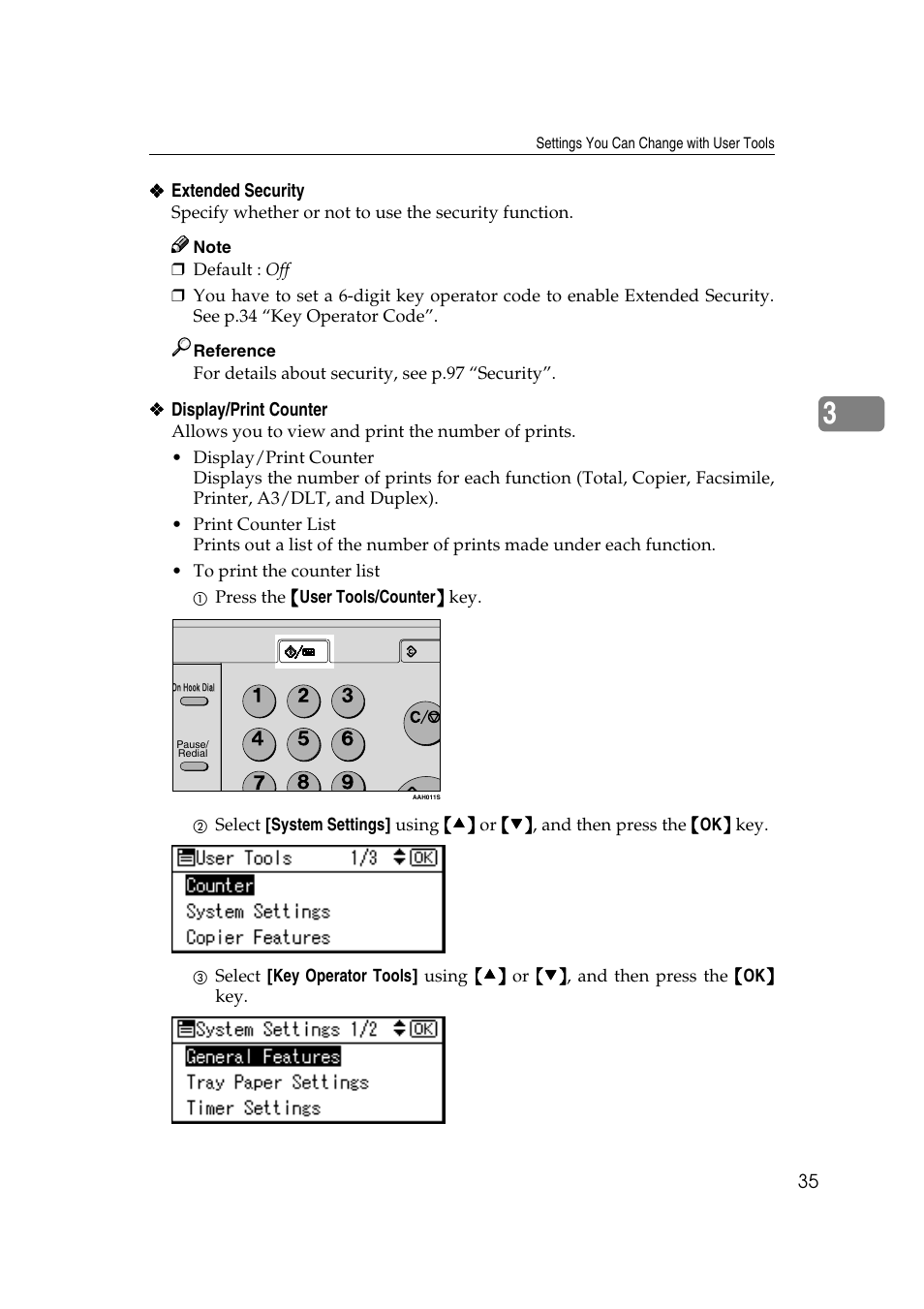 Ricoh Aficio 2018D User Manual | Page 47 / 814