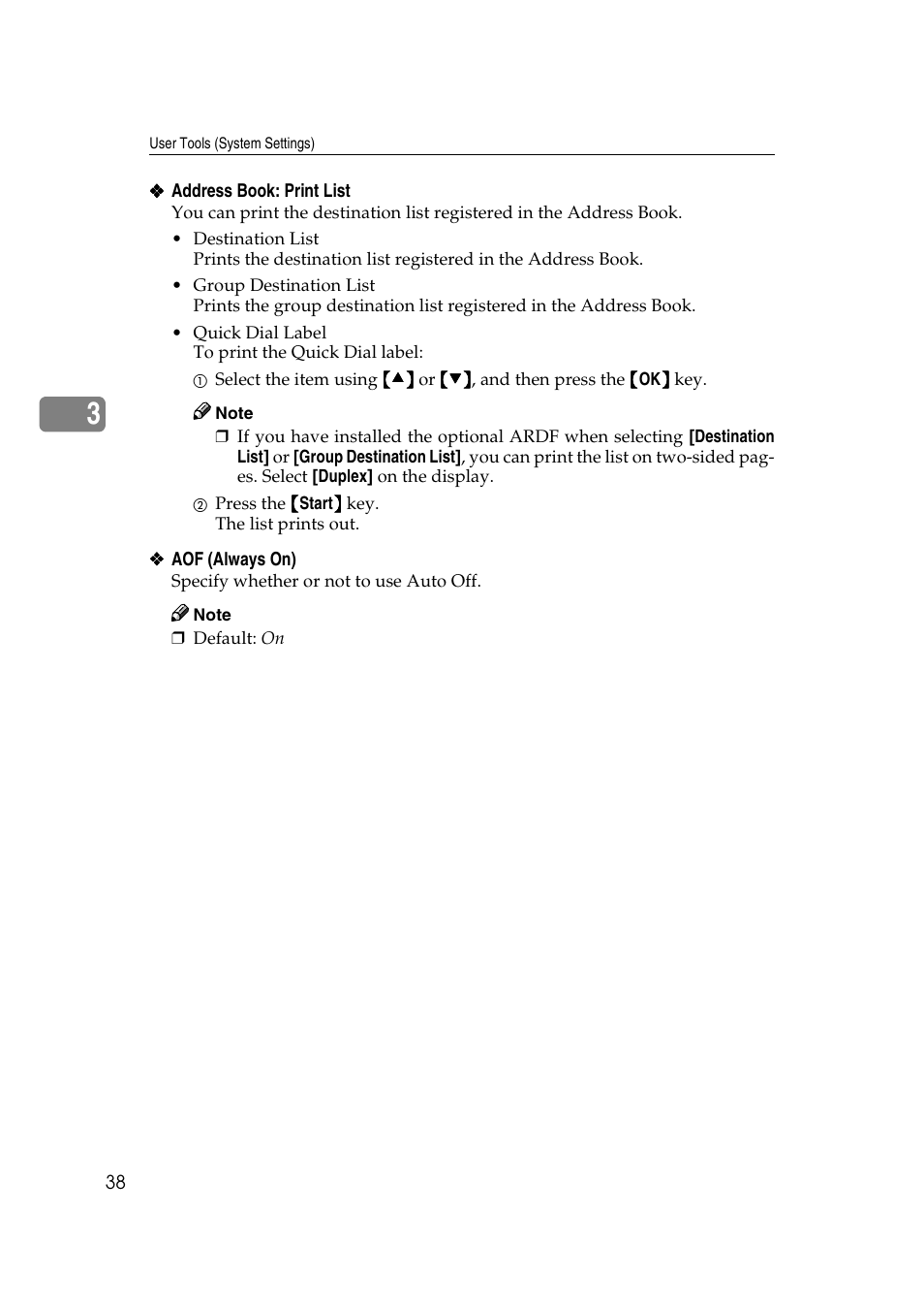 Ricoh Aficio 2018D User Manual | Page 50 / 814