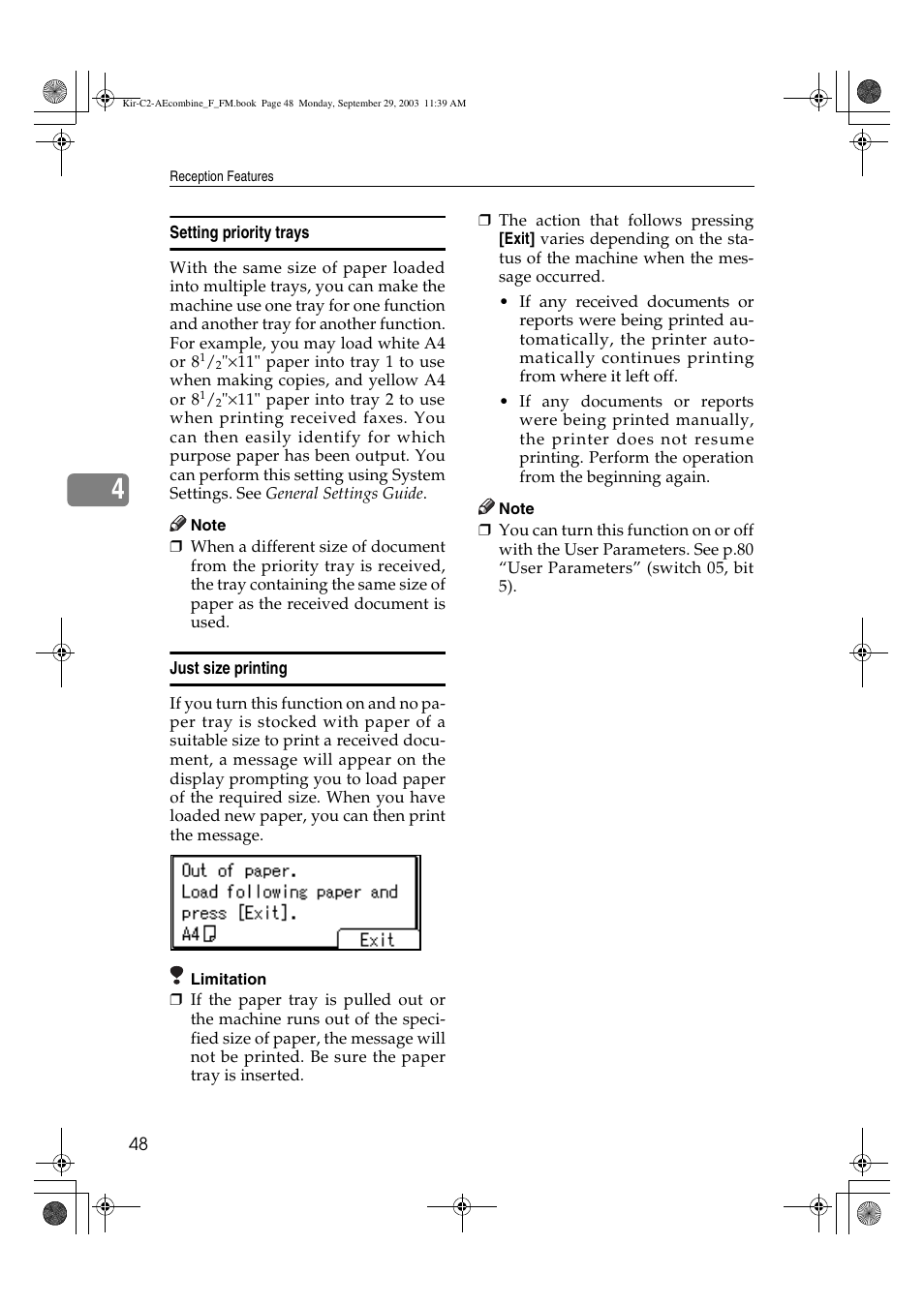 Ricoh Aficio 2018D User Manual | Page 542 / 814