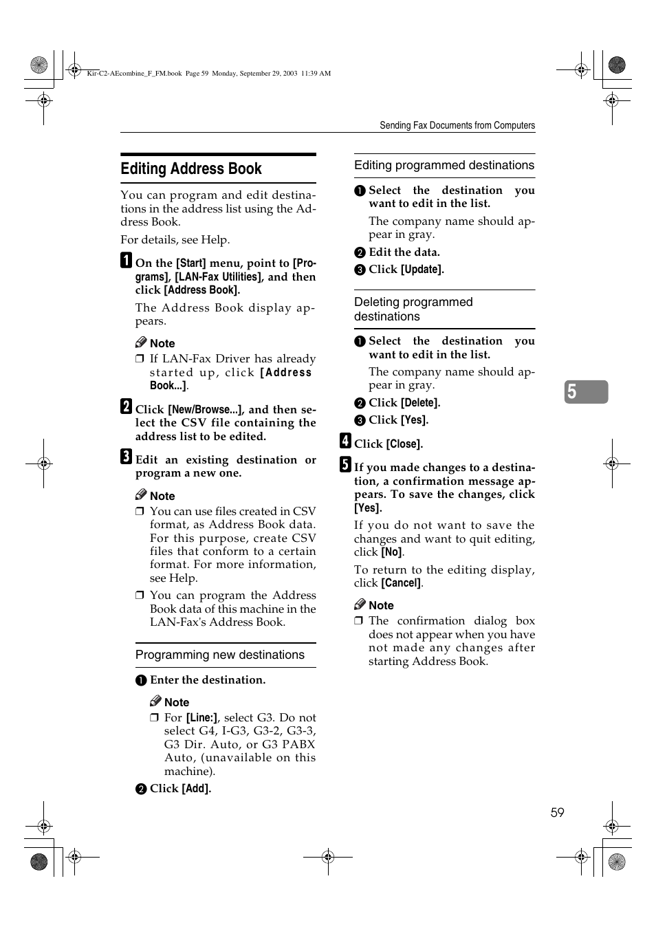 Editing address book | Ricoh Aficio 2018D User Manual | Page 553 / 814