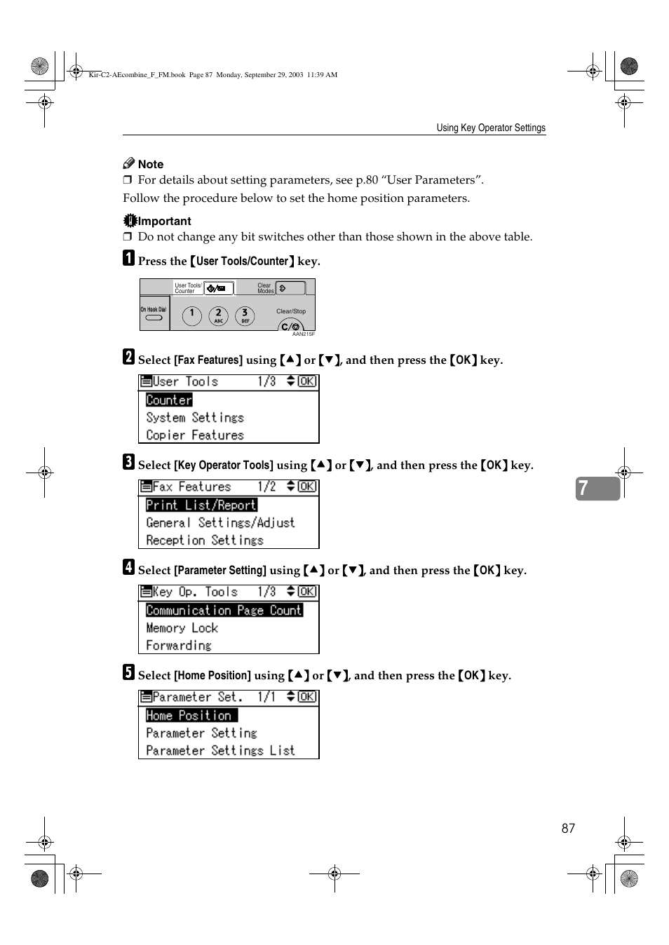 Ricoh Aficio 2018D User Manual | Page 581 / 814