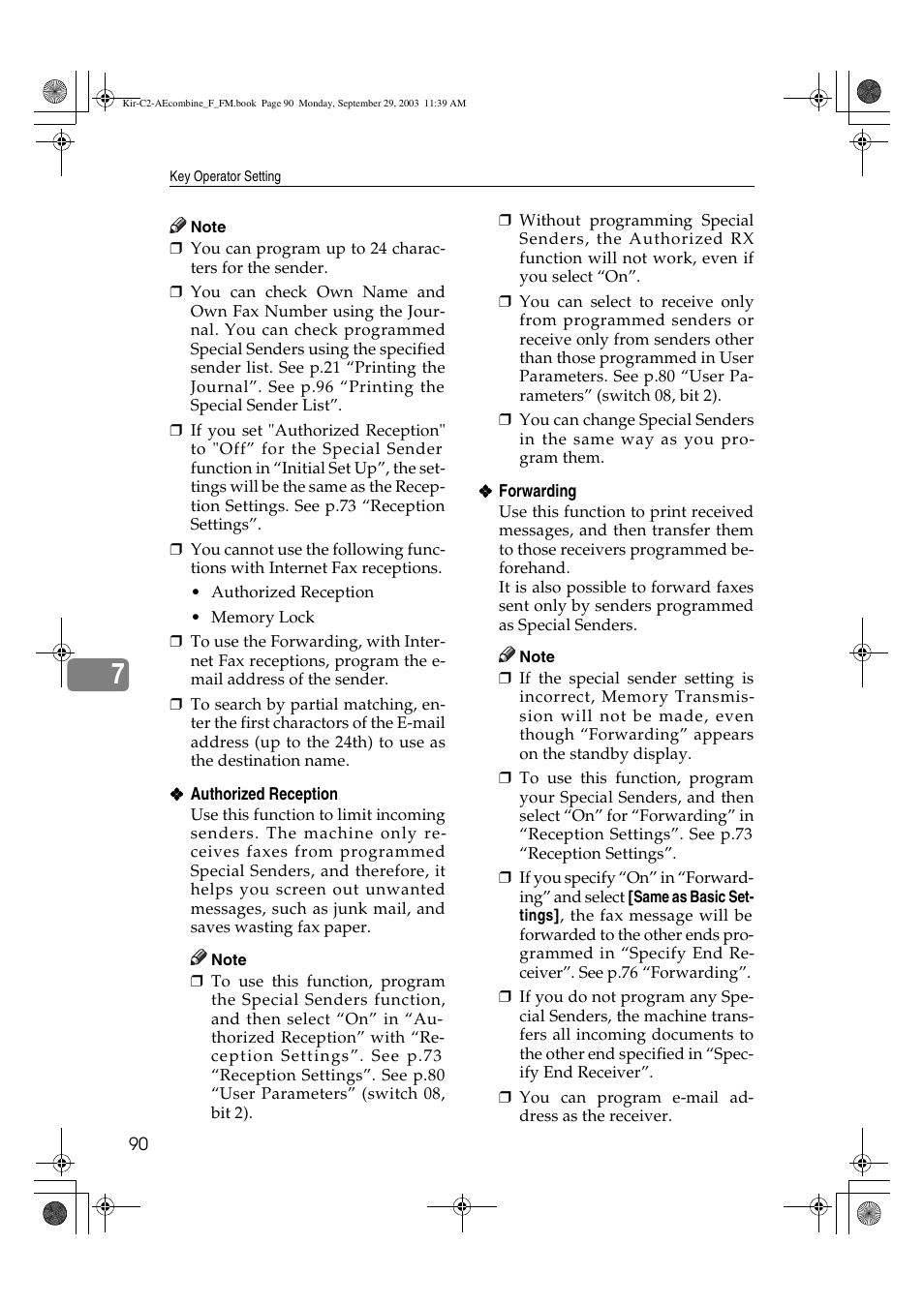 Ricoh Aficio 2018D User Manual | Page 584 / 814