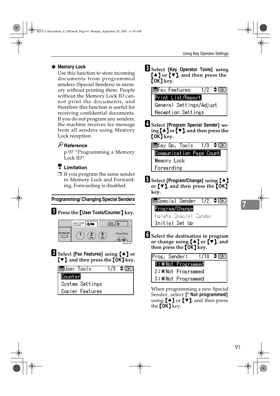 Ricoh Aficio 2018D User Manual | Page 585 / 814