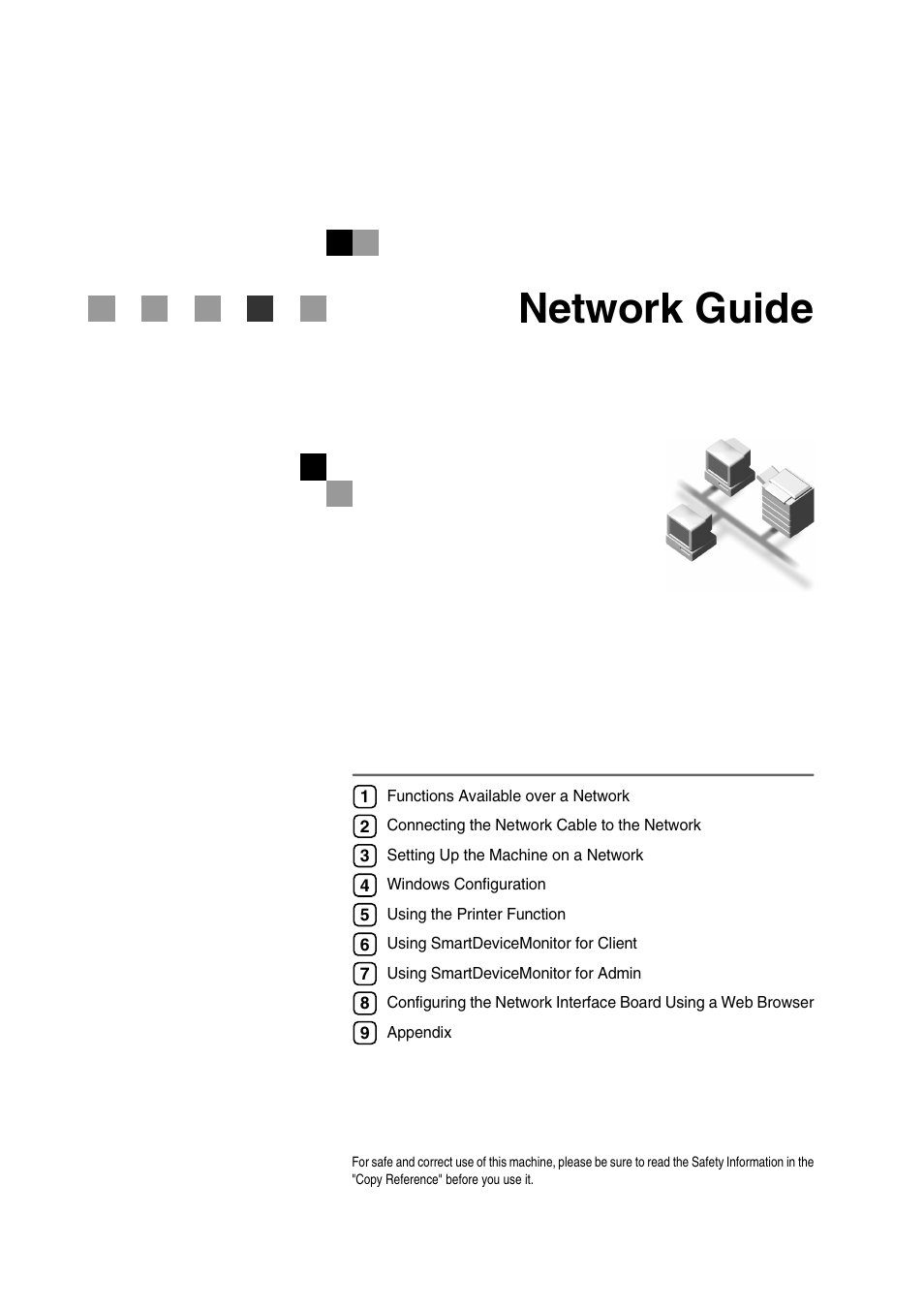 Network guide | Ricoh Aficio 2018D User Manual | Page 615 / 814